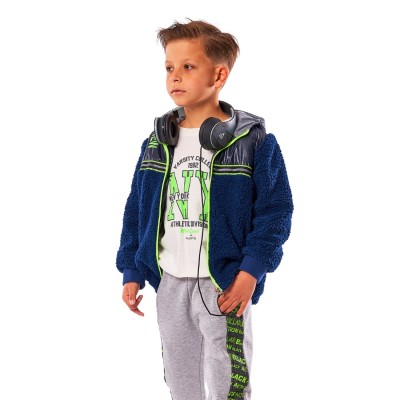 Σετ Φόρμας 3τμχ. με Ζακέτα/New York Μπλε