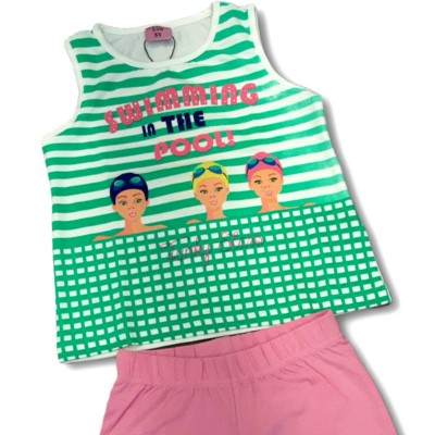 Σετ με σορτς/Swimming Πράσινο