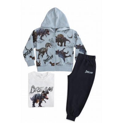 Σετ Εποχιακή Φόρμα με ζακέτα/Dream Dino