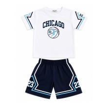 Σετ Μπλούζα & Βερμούδα/Chicago Λευκό