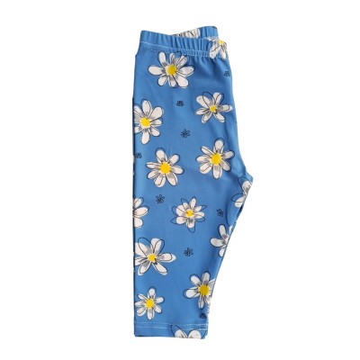 Σετ Μπλούζα & Κολάν Κάπρι/Enjoy Now Λευκό/Ίντιγκο 