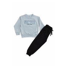 Σετ Εποχιακής Φόρμας/Never Street Wear Γαλάζιο