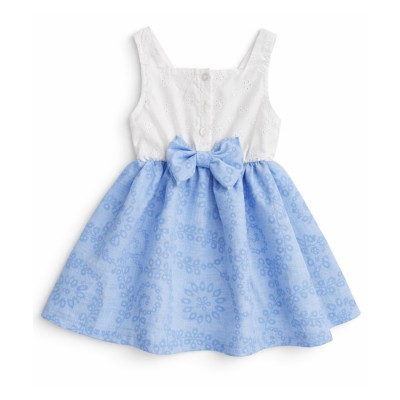 Φόρεμα με Φιόγκο Κυπούρ /Λευκό