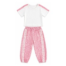 Σετ Μπούζα & Παντελόνι με Λεπτομέρειες Animal /Ροζ