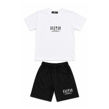 Σετ Μπλούζα & Βερμούδα/BOSTON Λευκό