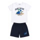 Σετ Μπλούζα & Βερμούδα/Baby Sport Λευκό