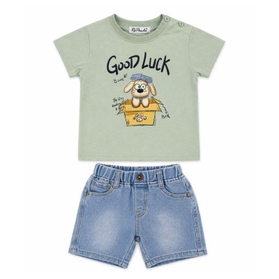 Σετ Μπλούζα & Τζιν Βερμούδα/Good Luck Μέντα