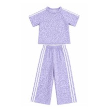 Σετ Μπούζα & Παντελόνι με Λεπτομέρειες Animal /Λιλά