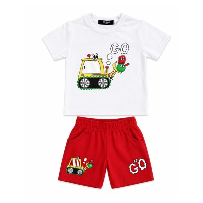 Σετ μπλούζα & βερμούδα/GO Λευκό