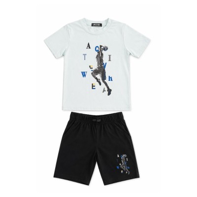 Σετ Μπλούζα & Βερμούδα/Basket Μέντα