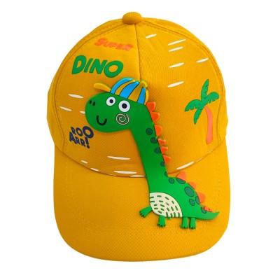 Καπέλο Dino 3D/Κίτρινο
