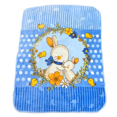 Κουβέρτα κούνιας/Bunny Γαλάζιο