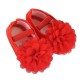 Παπούτσια αγκαλιάς Λουλουδάκι Κόκκινο