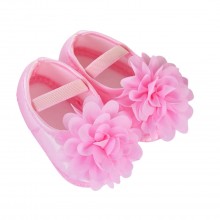 Παπούτσια αγκαλιάς Λουλουδάκι Ροζ