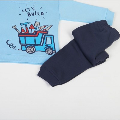 Σετ Φόρμα Αγόρι/Φορτηγό Σιέλ