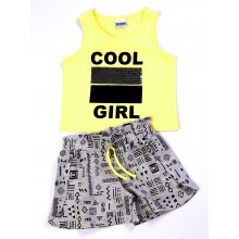 Μπλούζα & σορτς/Cool girl Κίτρινο