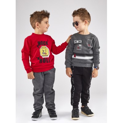 Σετ φόρμας με πούλιες/Rock Roll Κόκκινο