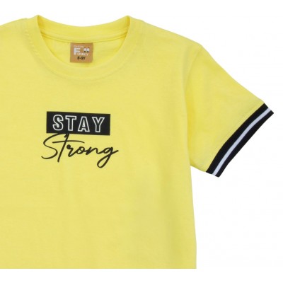 Μπλούζα/Stay Strong Κίτρινο