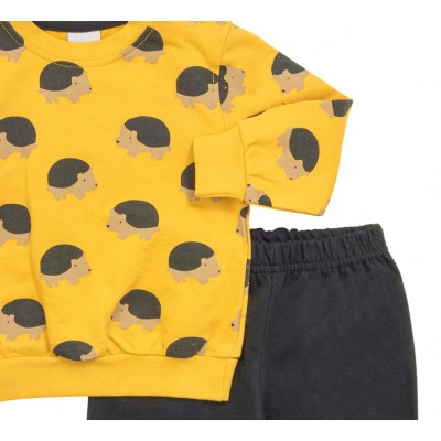 Σετ Εποχιακής Φόρμας/Animals Μουσταρδί