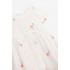 Φόρεμα κιπούρ/Flowers Λευκό
