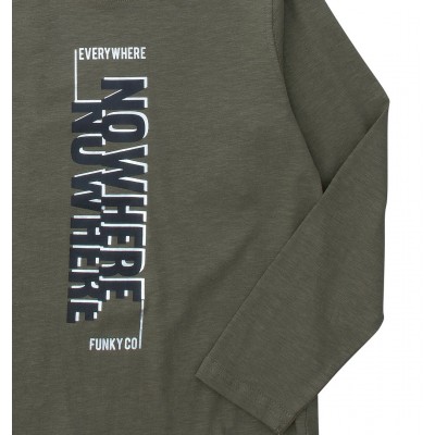 Μπλούζα Φλάμα/Everywhere Λαδί