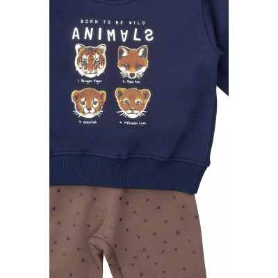 Σετ Φόρμας/Animal Μπλε