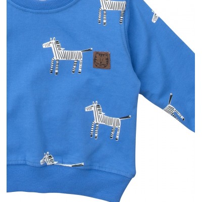 Μπλούζα/Zebras Τιρκουάζ