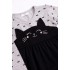 Φόρεμα με τούλι/Γατούλα Γκρι-Μαύρο