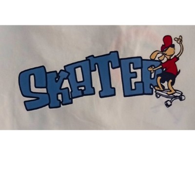 Σετ Μπλούζα & Υφασμάτινη Βερμούδα/Skateboard Λευκό