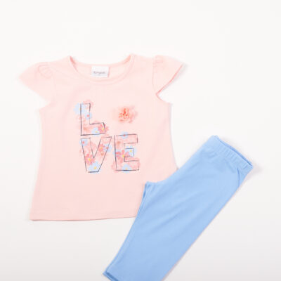 Σετ Μπλούζα & Κάπρι/Love Πούδρα