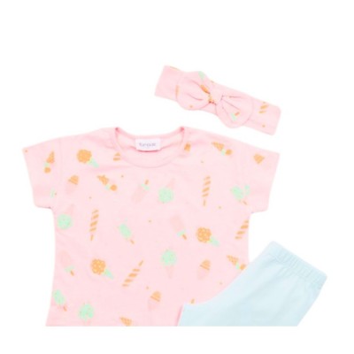 Σετ 3τεμ. Μπλούζα & Κολάν/Παγωτά Κουφετί