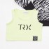 Σετ 3τμχ. με Crop Top & Ζακέτα/TRX Λαχανί