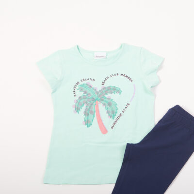 Σετ Μπλούζα & Κάπρι Κολάν/Paradise Island Βεραμάν