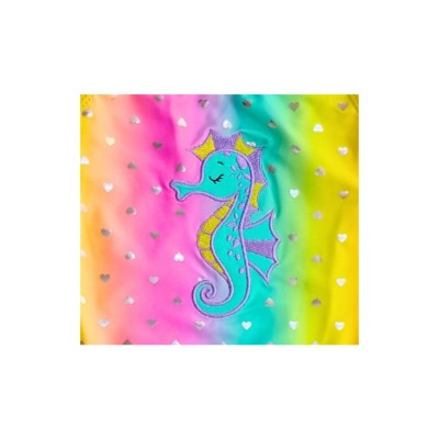 Ολόσωμο Μαγιώ/ Unicorn & Καρδούλες Εμπριμέ