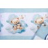 Σετ πετσέτες 2 τεμ Cute Bear Σιέλ