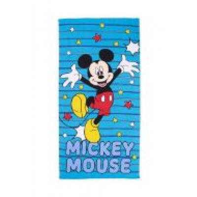 Πετσέτα Θαλάσσης Mickey Mouse Γαλάζιο