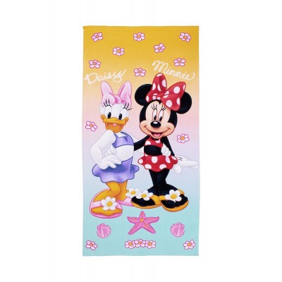 Πετσέτα Θαλάσσης Minnie & Daisy Ροζ