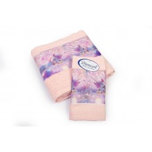Σετ πετσέτες 2 τεμ Dreaming Unicorn Ροζ