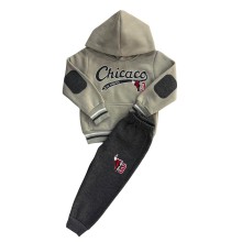 Σετ Φόρμα με κουκούλα/Chicago Γκρι