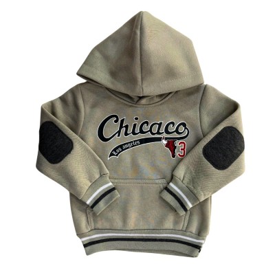 Σετ Φόρμα με κουκούλα/Chicago Γκρι