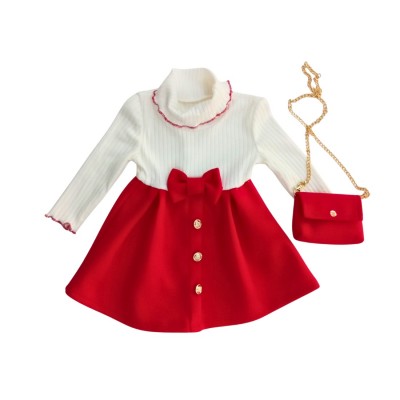 Σετ Φόρεμα & Τσαντάκι Κόκκινο