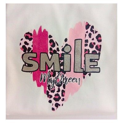 Σετ Φόρμας 3τεμ με Ζακ΄ετα/Smile Ροζ