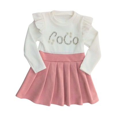 Φόρεμα με Πέρλες & Στρας/Coco Pink