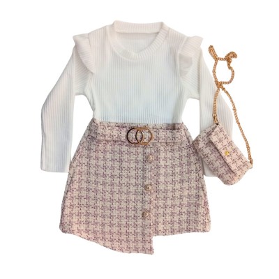 Σετ Φόρεμα & Τσαντάκι Εκρού