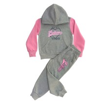 Σετ Φόρμας με κουκούλα/Believe Γκρι Σετ Φόρμας με κουκούλα/Believe Γκρι