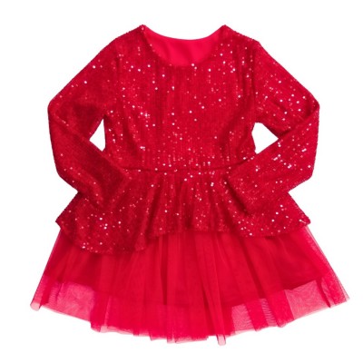 Φόρεμα με Πο΄ύλιες Κόκκινο