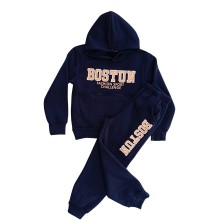 Σετ Φόρμας με Κουκούλα/Bostun Μπλε Σετ Φόρμας με Κουκούλα/Bostun Μπλε