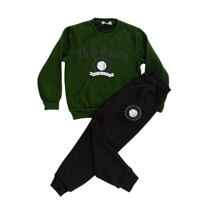 Σετ Φόρμα / Play Sports Λαδί