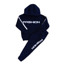 Σετ Φόρμα με Κουκούλα/Fashion Μπλε