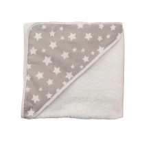 Μπουρνούζι Κάπα/Αστεράκια Γκρι